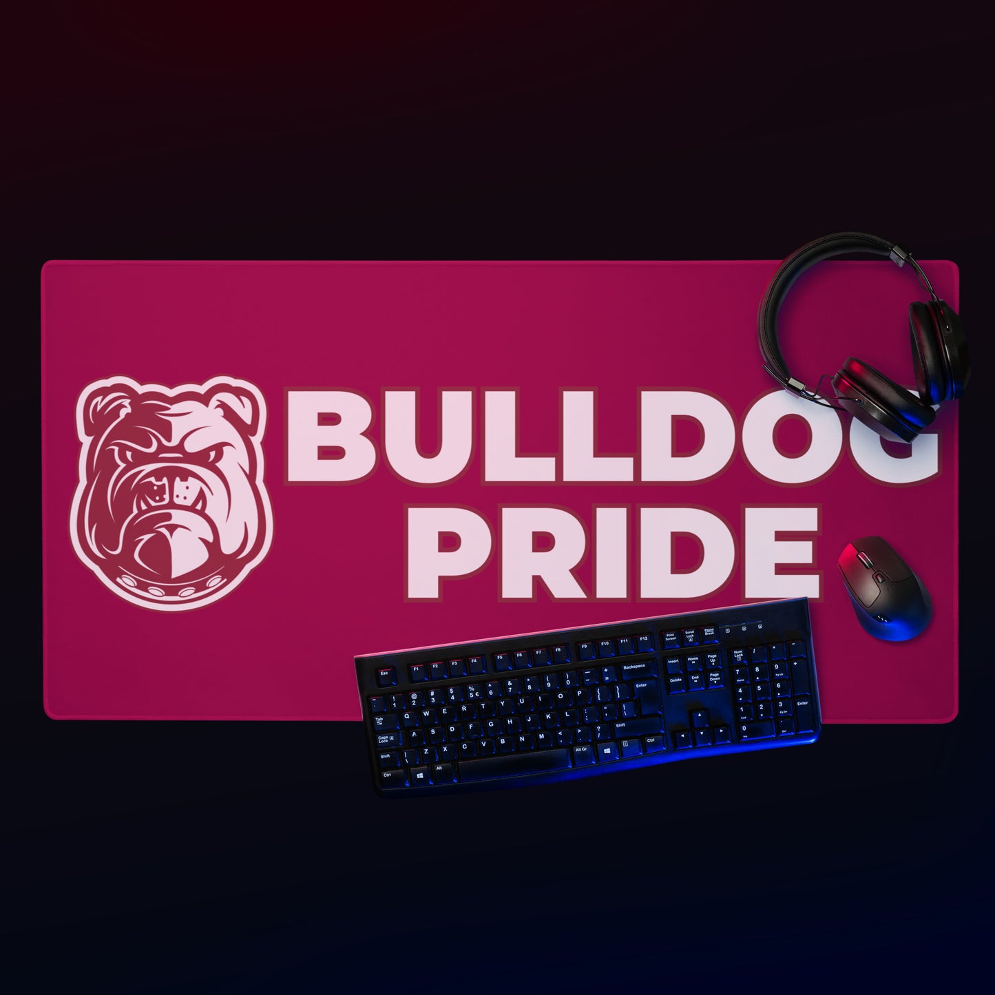 AA&M Bulldog Pride Gaming mouse pad