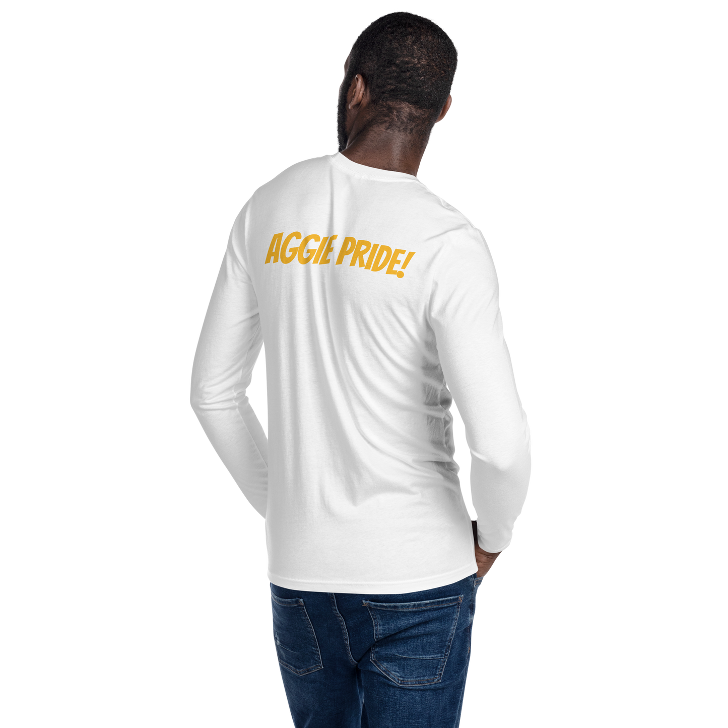 Aggie Love my HBCU Long Sleeve Fitted Crew