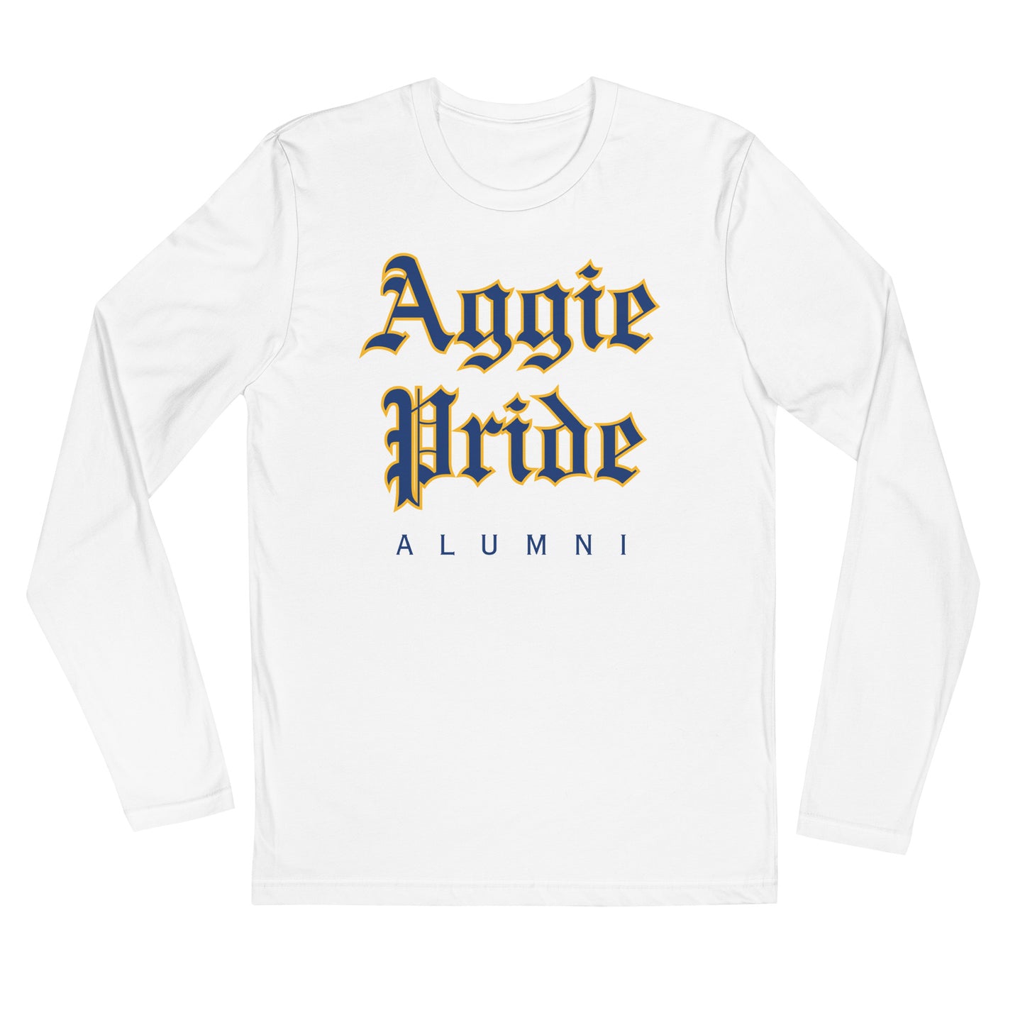 Aggie Pride Alumni Long Sleeve Fitted Crew