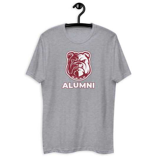 AA&M Alumni Short Sleeve Fitted T-shirt w Bulldog Pride on back