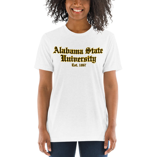 Alabama State Tri-blend Short sleeve t-shirt