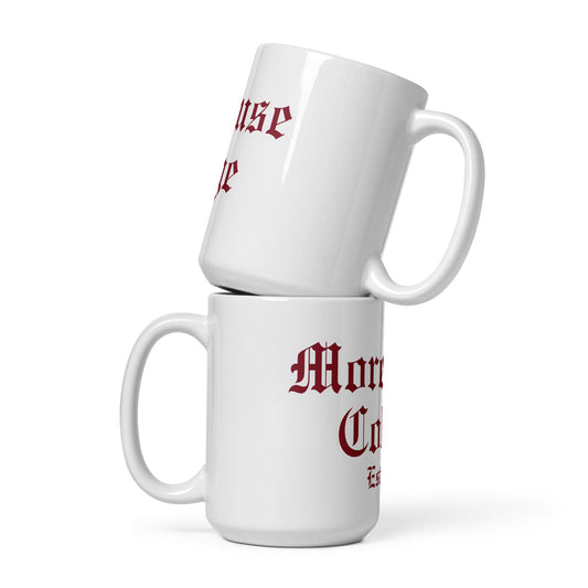 Morehouse College White glossy mug