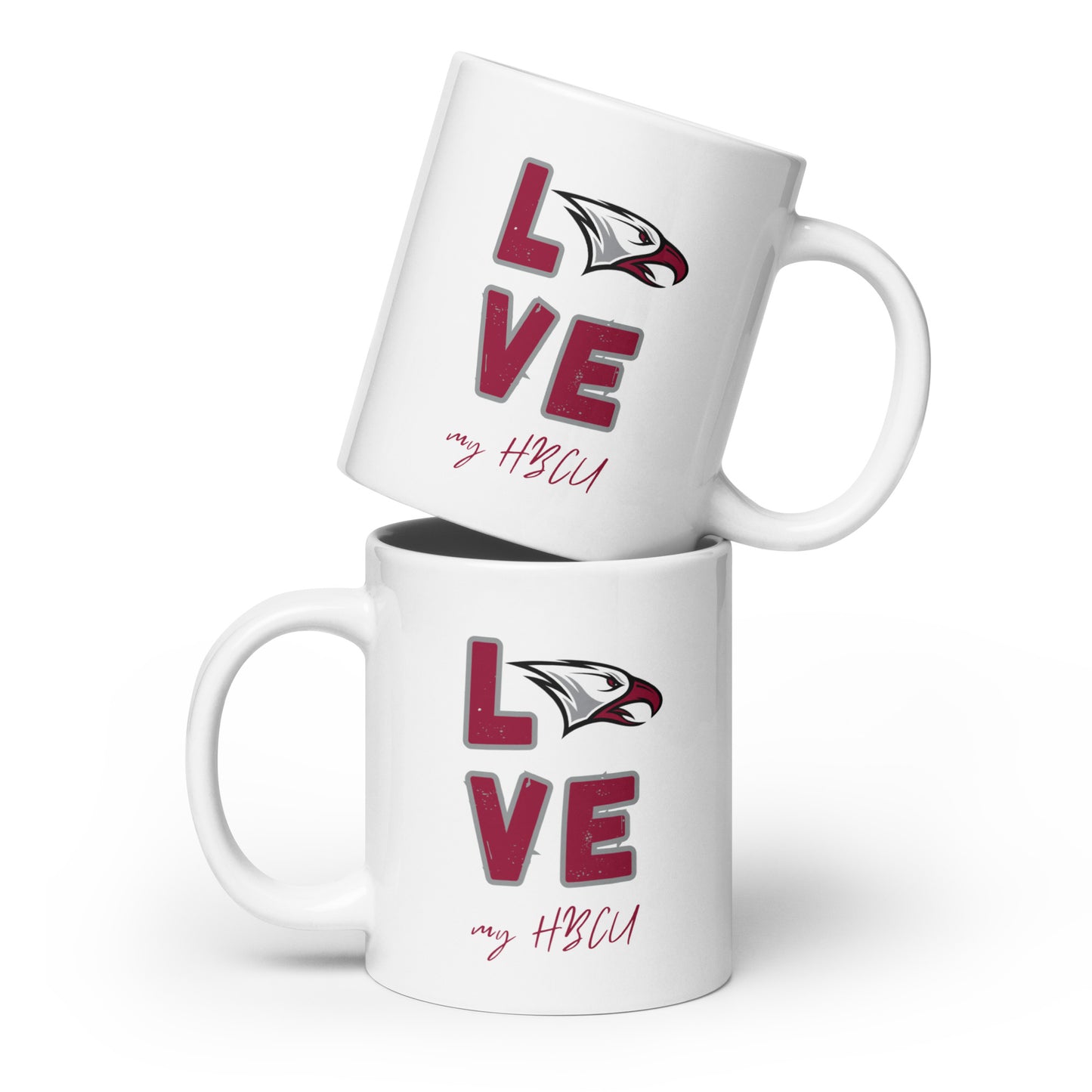 NCCU Love my HBCU glossy mug