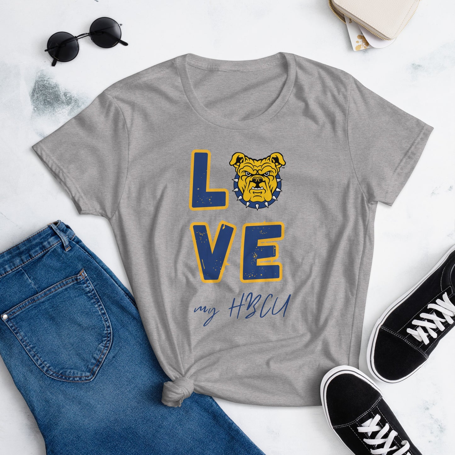 Aggie Love my HBCU Women's short sleeve t-shirt