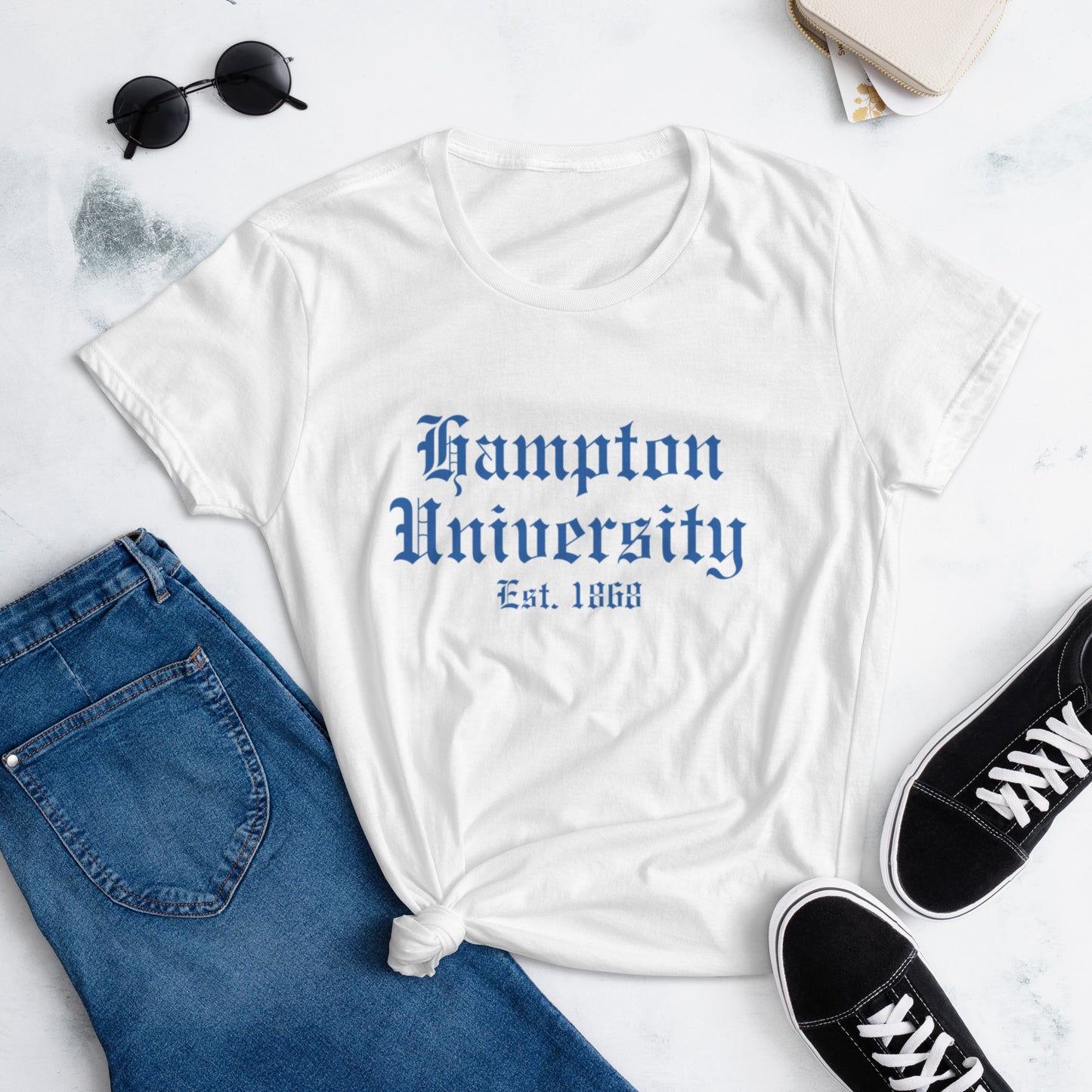 Hampton University OE Women's short sleeve t-shirt